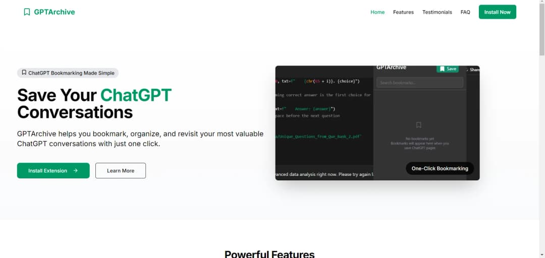 GPTArchive
